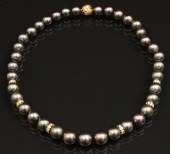 18K YELLOW GOLD TAHITIAN PEARL