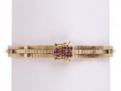 18K YELLOW GOLD TEXTURED UNDUL
