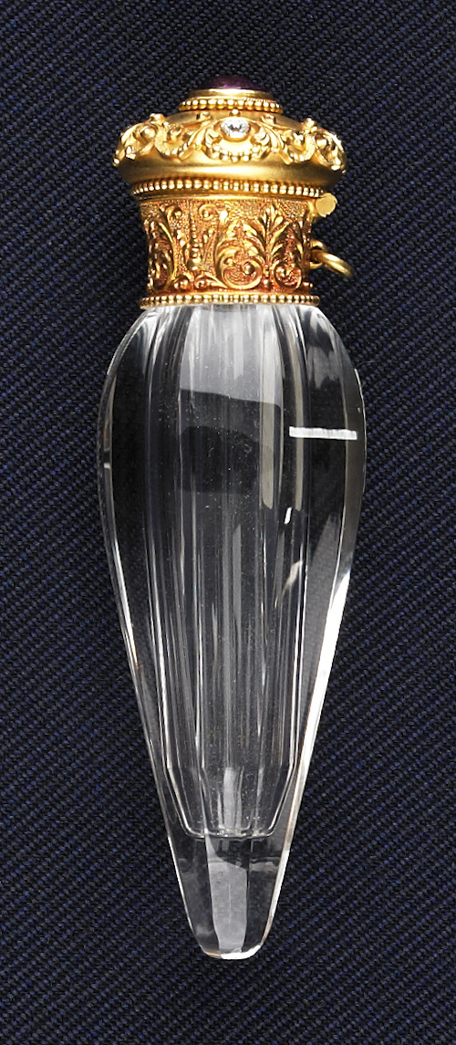 18K yellow gold topped perfume with