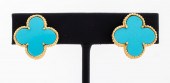 18K YELLOW GOLD TURQUOISE ALHA