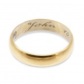 18K YELLOW GOLD WEDDING BAND18