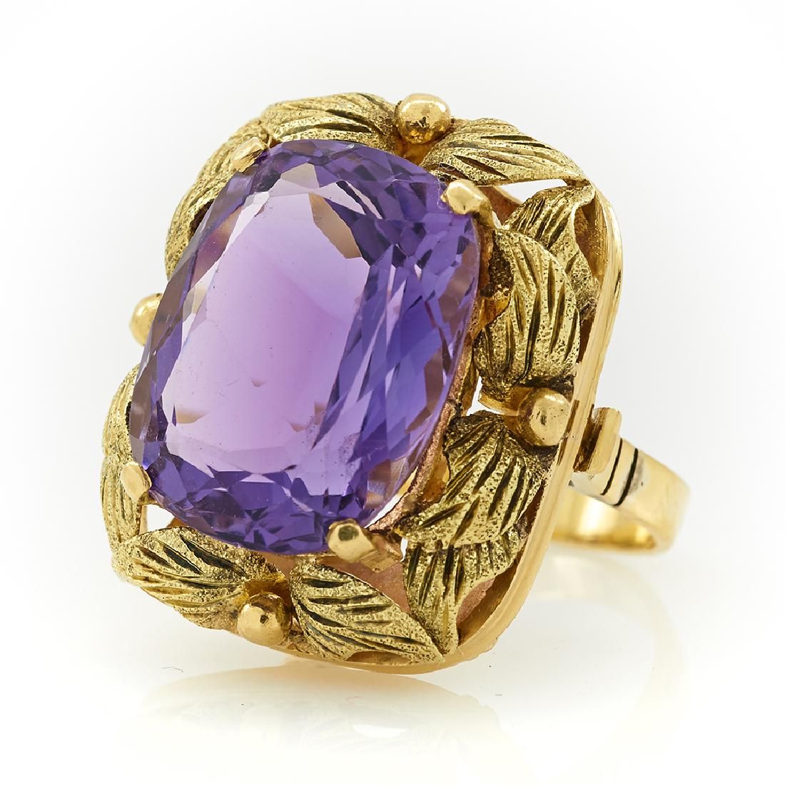 18K YELLOW & GREEN GOLD,