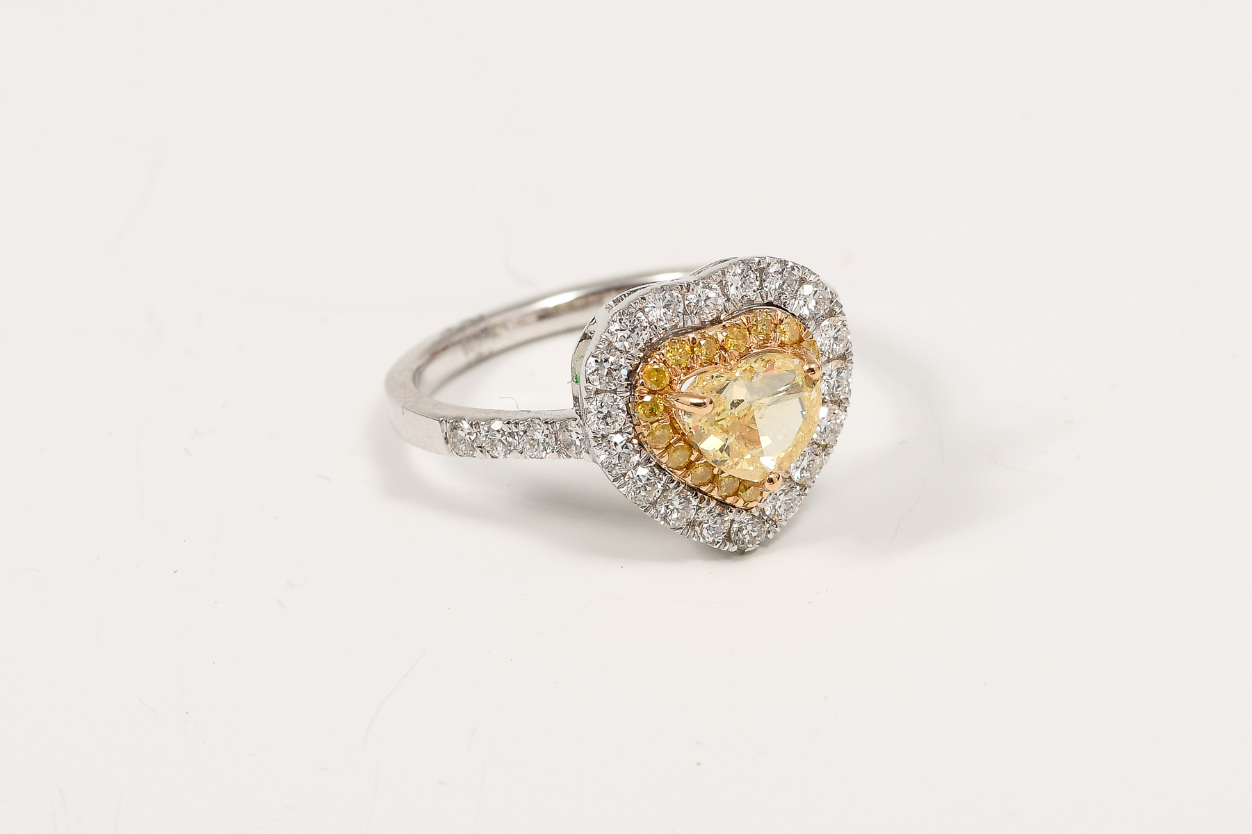 18K YELLOW & WHITE 1.62 CTW DIAMOND
