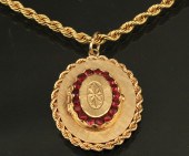 18K YG 40" BRAIDED ROPE CHAIN