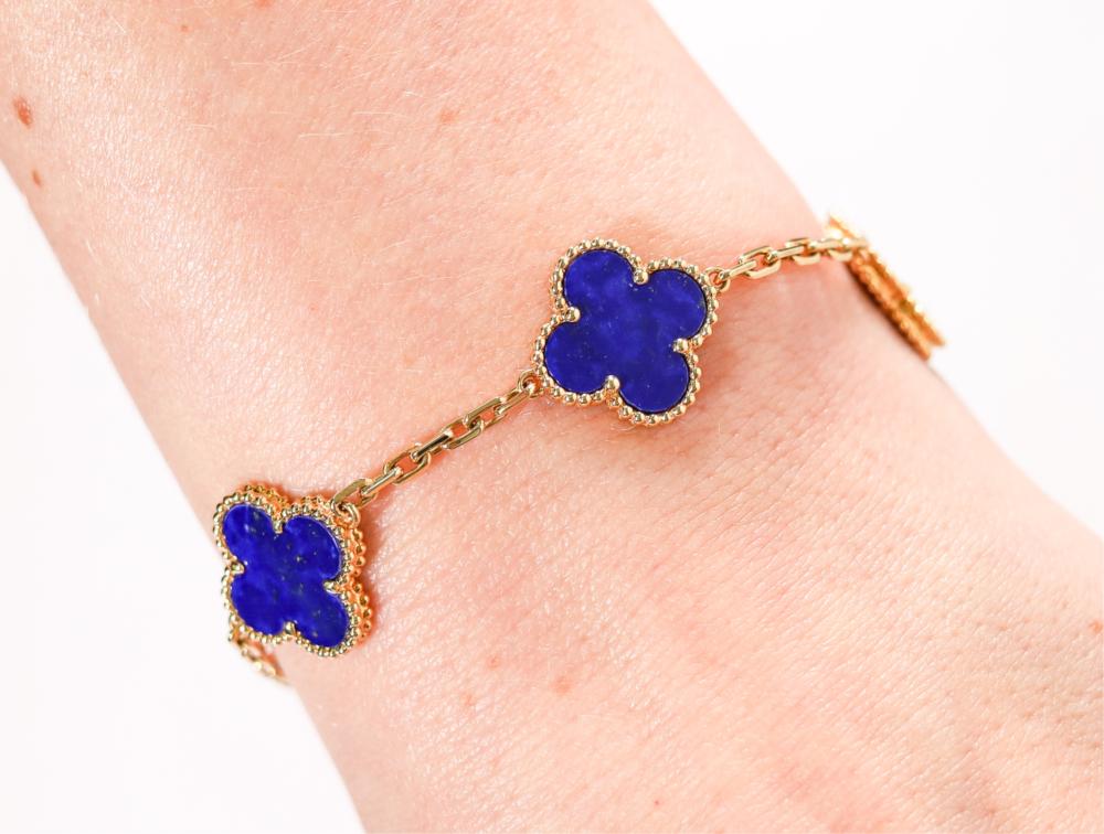 18K YG ALHAMBRA 5-MOTIF LAPIS