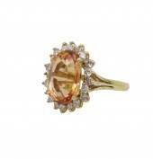 18K YG DIAMOND AND GOLDEN TOPA