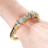 18K YG DOUBLE JAGUAR 1.25CTW D