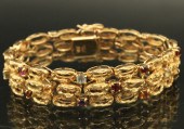 18K YG OPENWORK FLEXIBLE BRACE