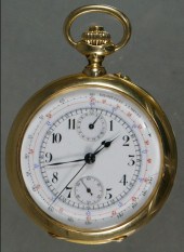 18K YG Swiss chronograph with