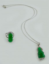 18K/14K WHITE GOLD DIAMOND AND