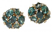 18KT. ALEXANDRITE EARRINGSeach