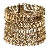 18KT. BRACELETwoven mesh desig