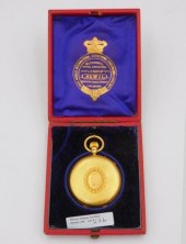 18KT. GOLD HUNTER CASE POCKET