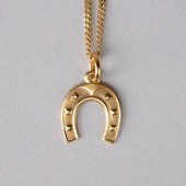 18KT GOLD NECKLACE & PENDANTAn