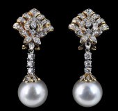 18KT. GOLD, PEARL & DIAMOND AR