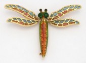 18KT GOLD, PLIQUE-A-JOUR ENAME