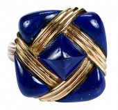 18KT. LAPIS LAZULI RINGlapis l