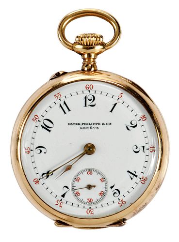 18KT. POCKET WATCH31.5mm case, dial