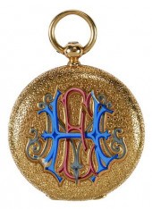 18KT. POCKET WATCH37mm case, e