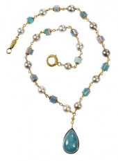 18KT. TOURMALINE NECKLACEpenda