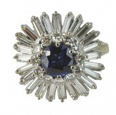 18KT WG SAPPHIRE & DIAMOND BAL