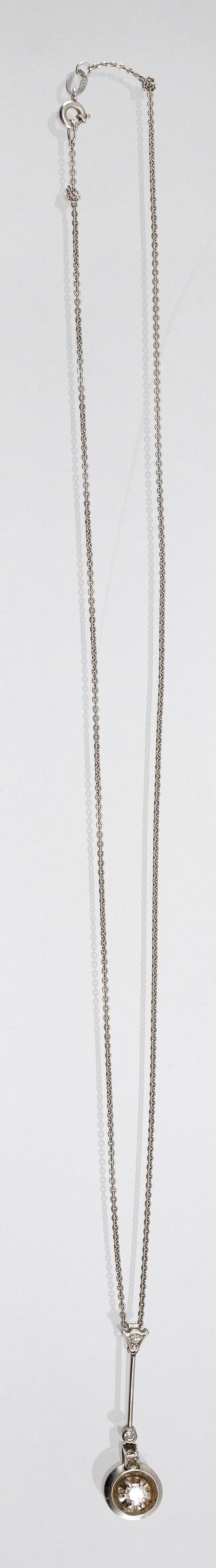 18KT WHITE GOLD AND DIAMOND