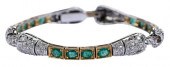 18KT. YELLOW GOLD AND PLATINUM