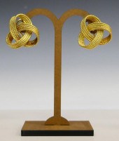 18KT YELLOW GOLD HEAVY TWIST E