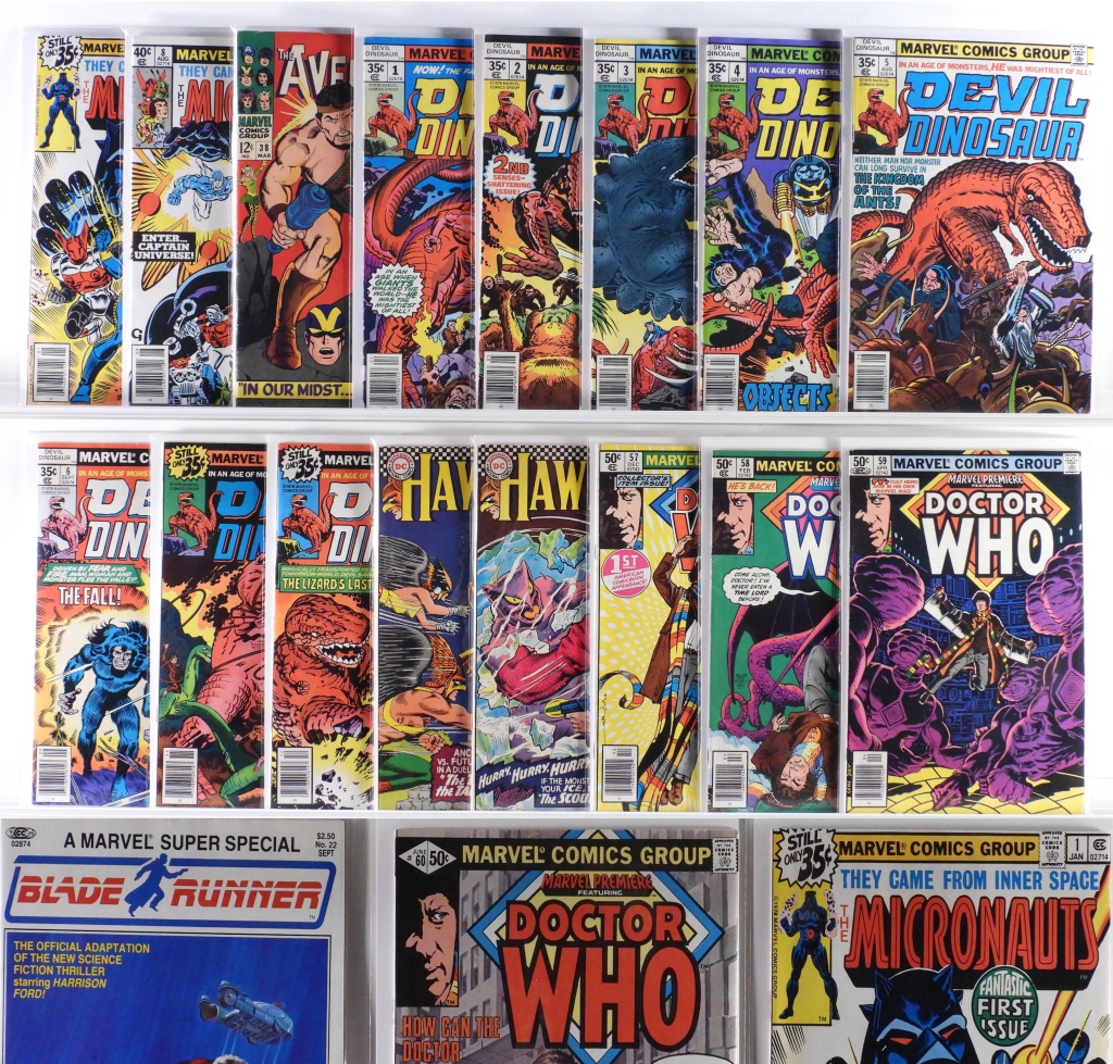 18PC DC MARVEL COMICS SILVER BRONZE