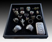 18PC ESTATE JEWELRY LOT: Lot c