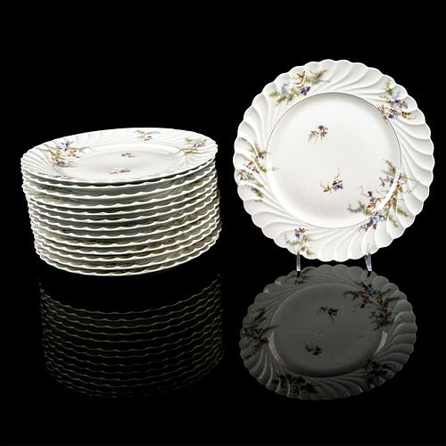 18PC HAVILAND DINNER PLATES,