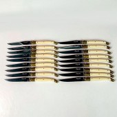 18PC JEAN DUBOST STAINLESS STE