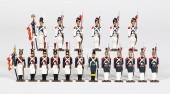 18PC MIGNOT "FRENCH STANDING G