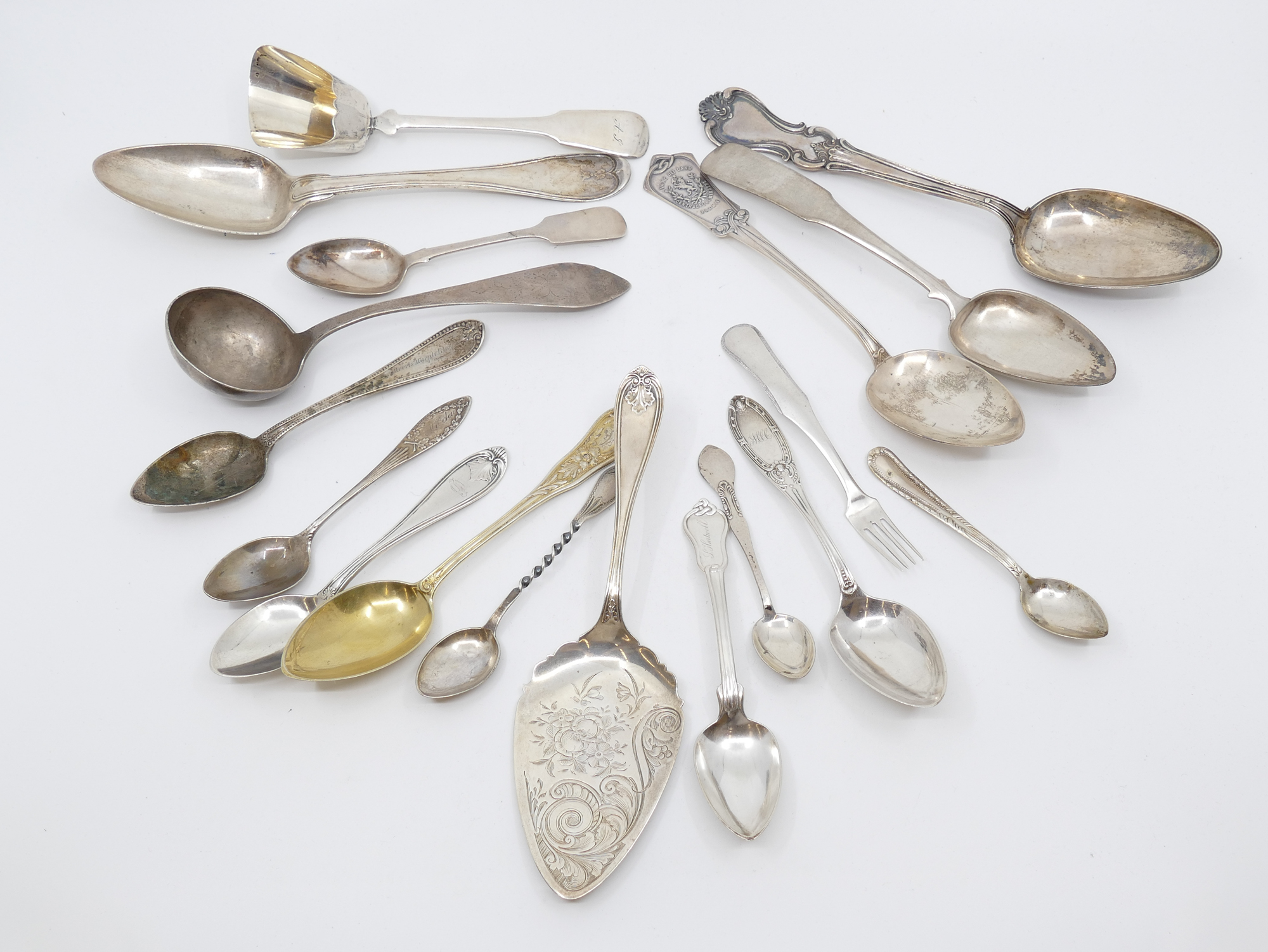 18pc MISC Silver Flatware- Includes