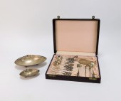 18PC SILVER SERVING AND ACCESS