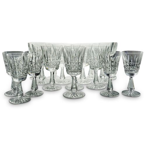 (18PC) WATERFORD CUT CRYSTAL