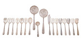 18PCS KIRK & SON STERLING SILV