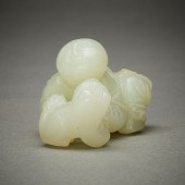 18TH-19TH C. CHINESE PALE JADE