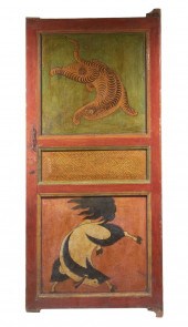 18TH-19TH C. TIBETAN PAINT DEC