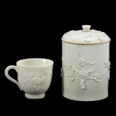 18TH C. 2PC FRENCH SOFT PASTE