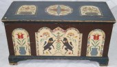 18TH C AMERICAN PINE DOVETAILE