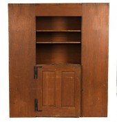 18TH C. AMERICAN RED PAINTED P