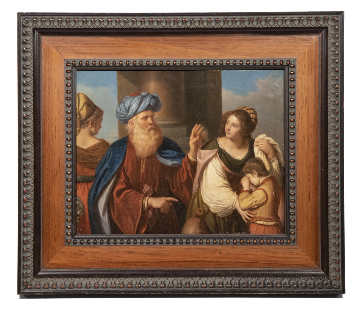 18TH C. BIBLICAL PAINTING The