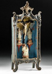 18TH C. BRAZIL GILT & PAINTED