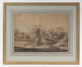 18TH C. BRITISH LANDSCAPE DRAW