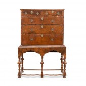 18TH C. BURL WALNUT WILLIAM &
