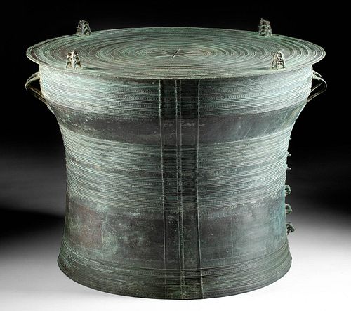 18TH C. BURMESE KAREN LEADED BRONZE