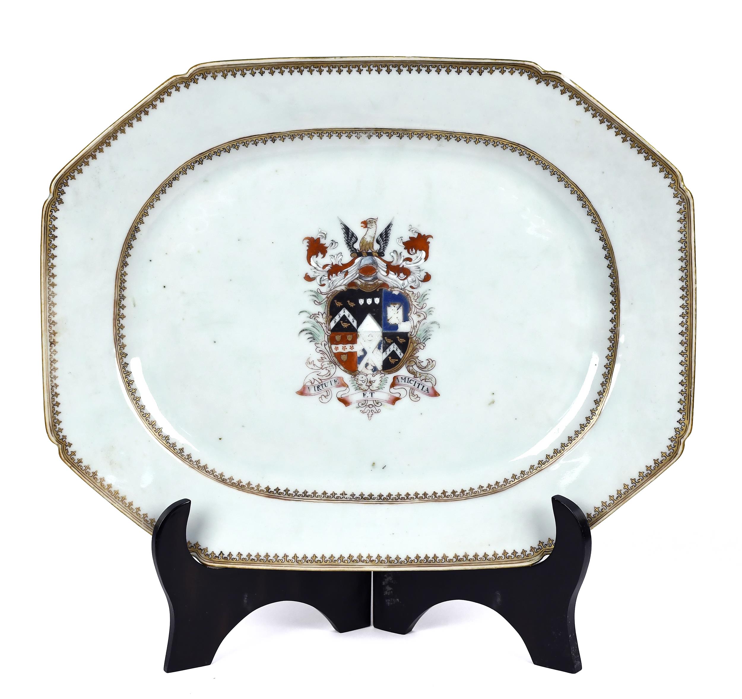 18TH C. CHINESE ARMORIAL EXPORT