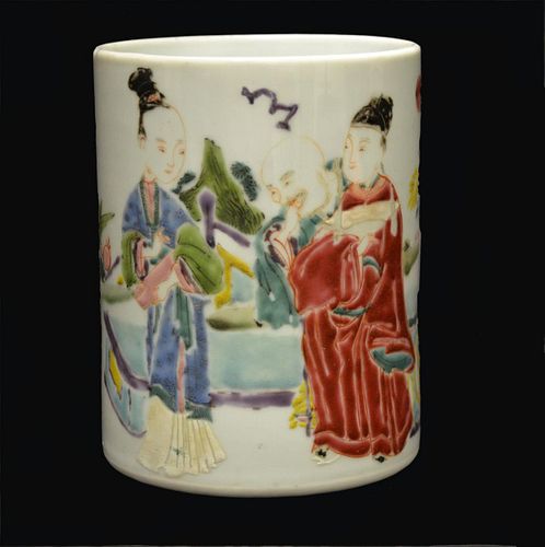 18TH C CHINESE FAMILLE ROSE