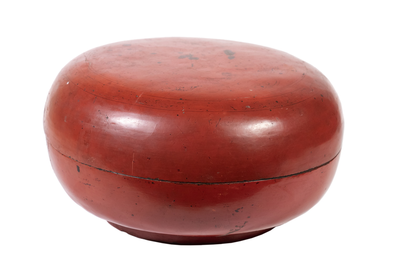 18TH C. CHINESE QING CINNABAR &
